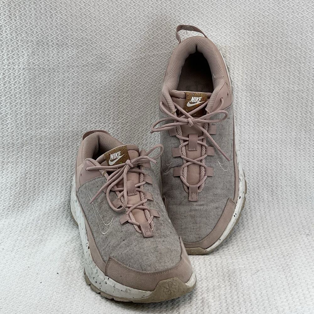 Nike Crater Remixa Pink Canvas Sneakers Women’s US 9.5 DA1468-600 Casual Oxford